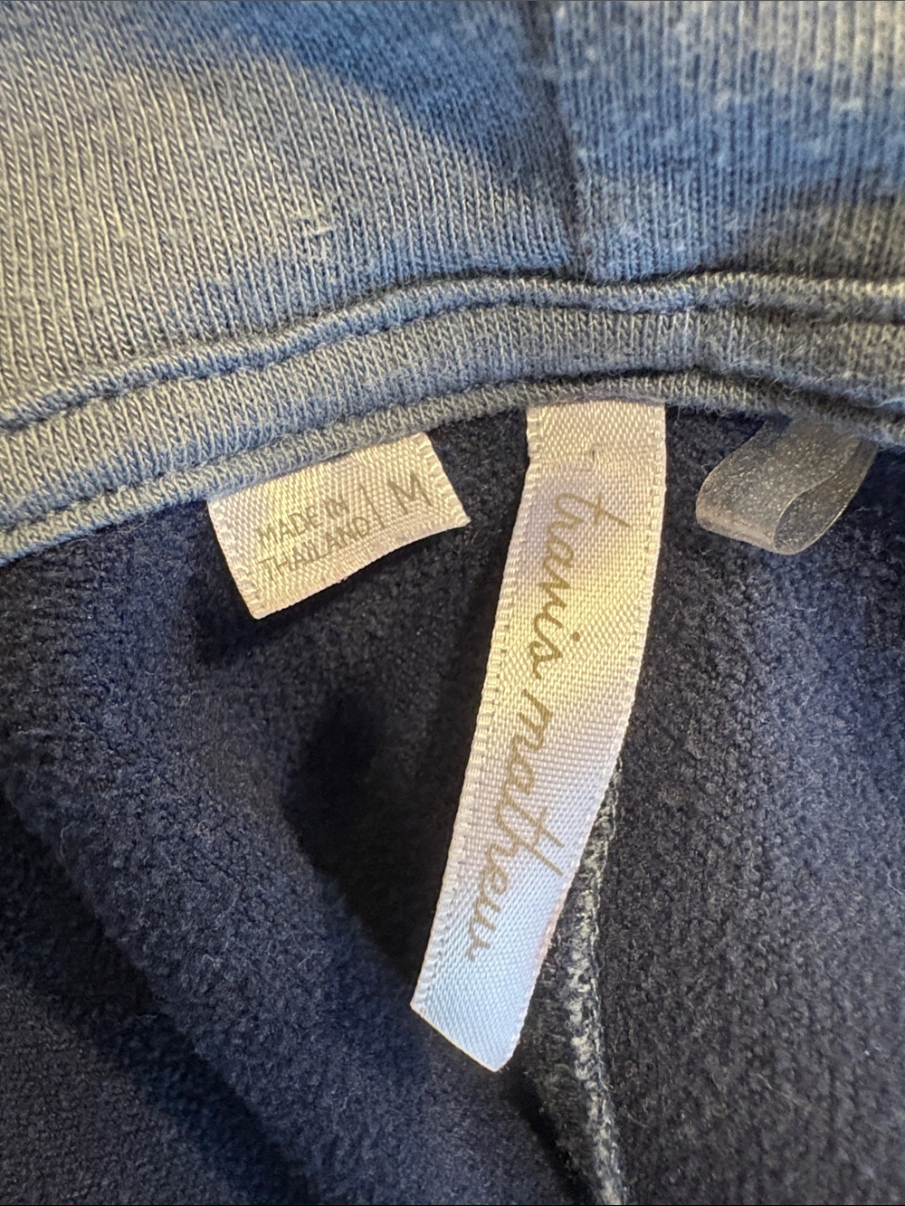 Travis Mathew Women's Slate Blue Zip Hoodie Jacket - Picture 6 of 6